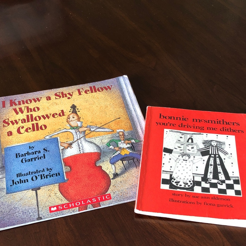 Children's Book Set - I Know a Shy Fellow & Bonnie McSmithers